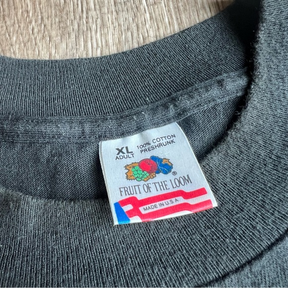 Vintage Hawaii shirt XL single stitch Maui Aloha Kuaia black 90s - Picture 3 of 5